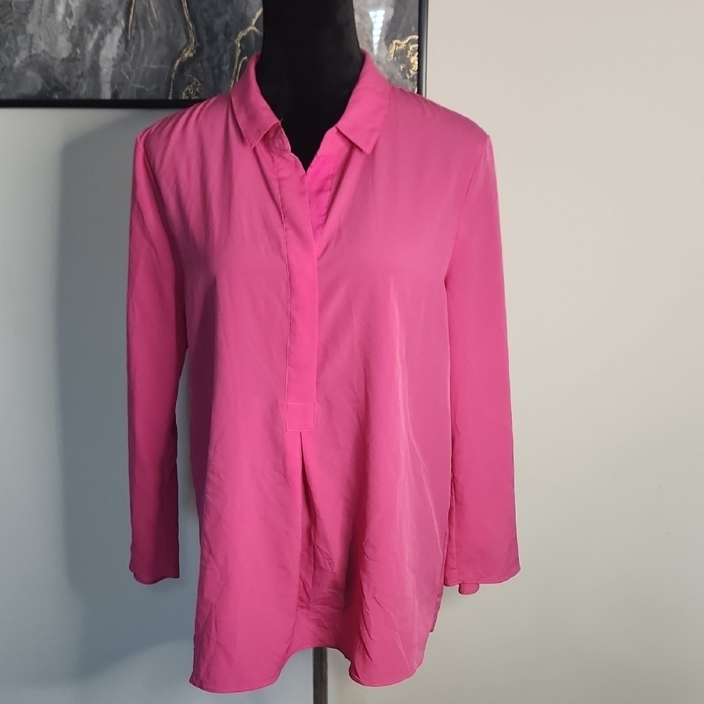 Ellen Tracy | Maternity Long Sleeve Blouse | Size L